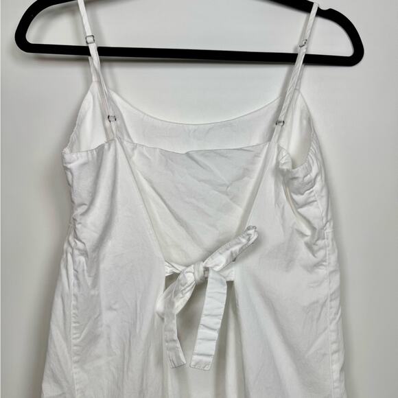 Brandy Melville White Maxi Double Line Dress One Size - Picture 5 of 9